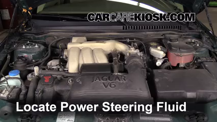 2005 Jaguar X-Type 3.0L V6 Sedan Power Steering Fluid Fix Leaks